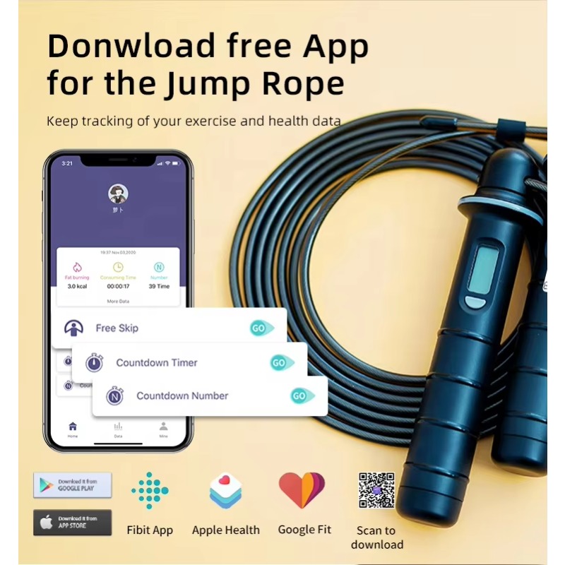Smart Jump Rope Digital Counter - 인기 상품! 도매가로 판매하는 칼로리 측정