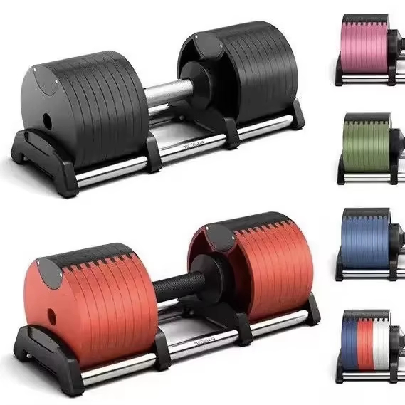 Adjustable Dumbbell Pair 40Kg - 휴대용 40kg 주철 조절식 덤벨 세트