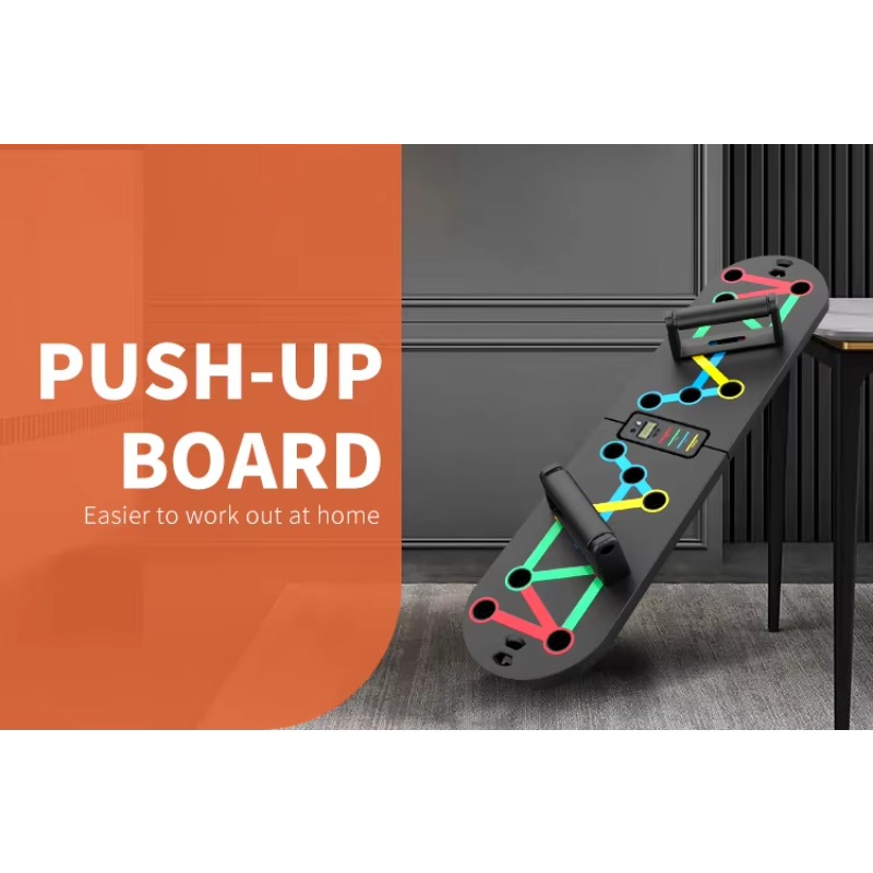 Push Up Board Foldable Multi Function - 고품질, 조절 가능, 접이식, 내구성 우수,