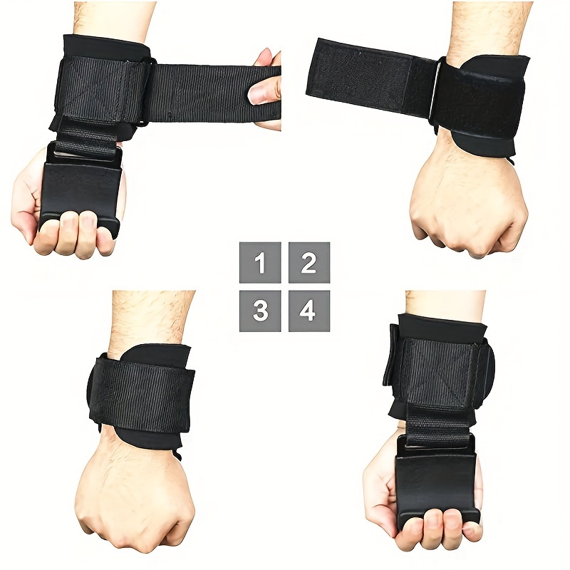 2pcs 피트니스 스쿼트, 역도, 풀업, 손목 밴드 후 - Wrist Wraps Weightlifting Support 리뷰 및 가격