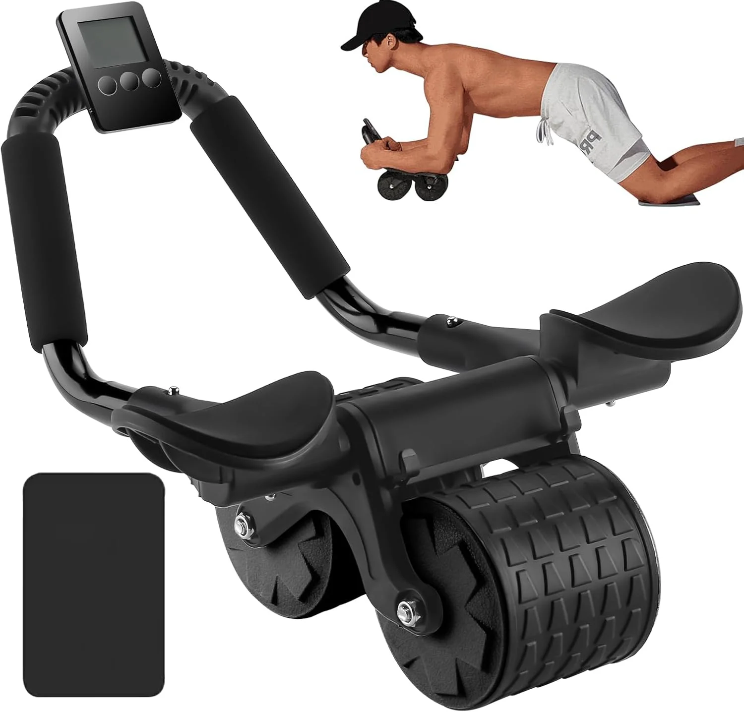 팔꿈치 지지대가 있는 자동 반동 기능의 복근 운동 휠, - Ab Roller Wheel With Elbow Support 리뷰 및 가격