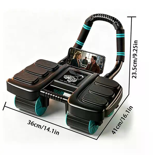 4륜 리코일 복부 롤러(팔꿈치 지지대 포함) - 컴팩트 - Ab Roller Wheel With Elbow Support 리뷰 및 가격