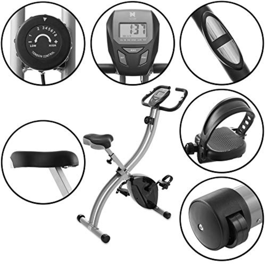 실내 사이클링 자전거 - 접이식 직립형 고정식 운동 사 - Exercise Bike Magnetic Resistance 리뷰 및 가격